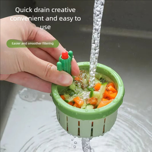 Anti-clogging Cactus Kitchen Sink Drainage Filter Kitchen
