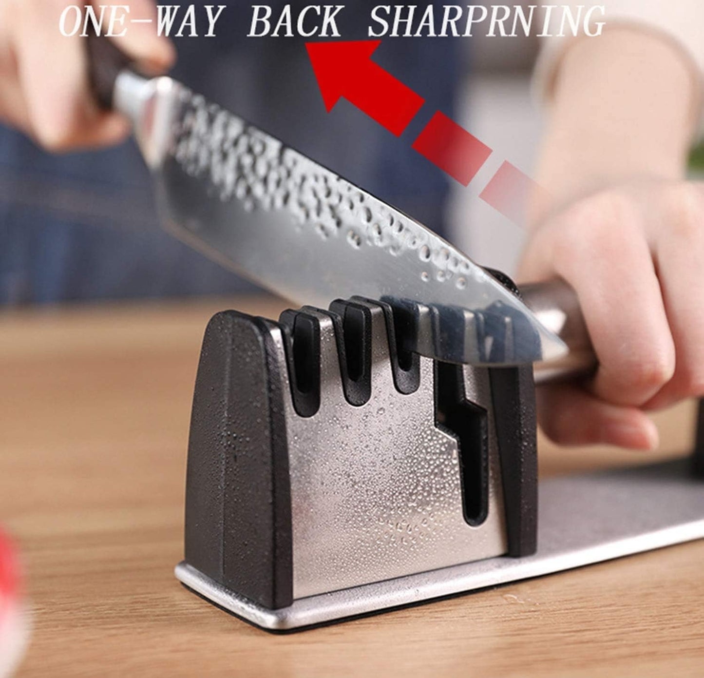 1pcs 4-in-1 Kitchen Blade And Scissor Sharpening Tool